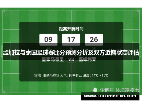 孟加拉与泰国足球赛比分预测分析及双方近期状态评估